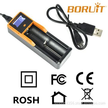 Newest Boruit C1 Intelligent Li-ion/Ni-MH/Ni-CD Rechargeable Battery Charger with LCD Display